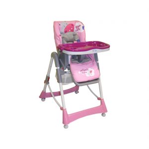 maitinimo kėdutė Infanti rožinė sulankstoma reguliuojama