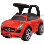 pasispiriama mašina vaikams MercedesBenz raudona daiktadėžė