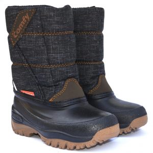 sniego batai Demar Comfy su vilnos kojine išimama juoda