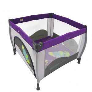 maniežas- kelioninė lovytė kūdikiui violetinė Beticco