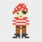 vaflinės kaladėlės micro marioinex Piratas raudona ruda
