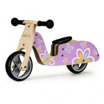 medinis balansinis dviratukas Motoroleris violetinis