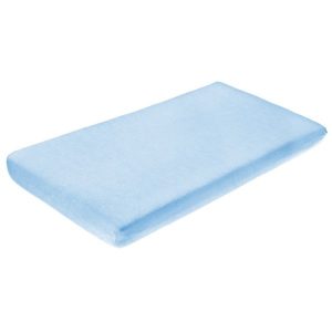 paklodė su guma kūdikio lovytei Sensillo mėlyna