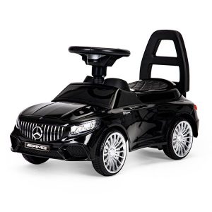 pasispiriama žaislinė mašina su LED žibintais Mercedes juoda